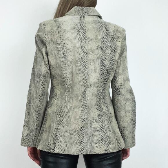 Vintage Deadstock Genuine Leather Snakeskin Jacket - Picture 6 of 13
